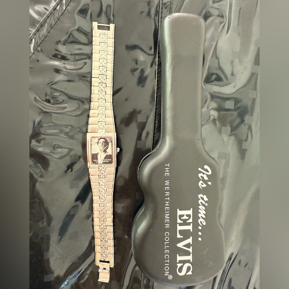The Wertheimer Collection It’s Time…Elvis Watch With Guitar Case.